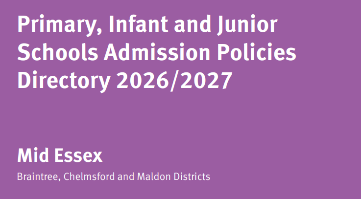 Mid Essex Primary Admissions Directory 2026/2027